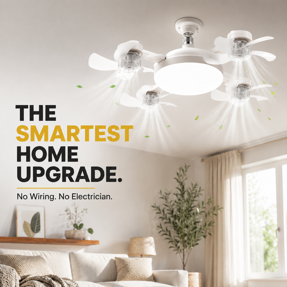 AirGlow™ 2-in-1 Smart Fan Light