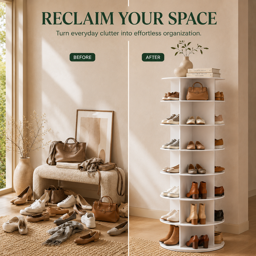 Bullowa SpinTower™ Space-Saving Organizer