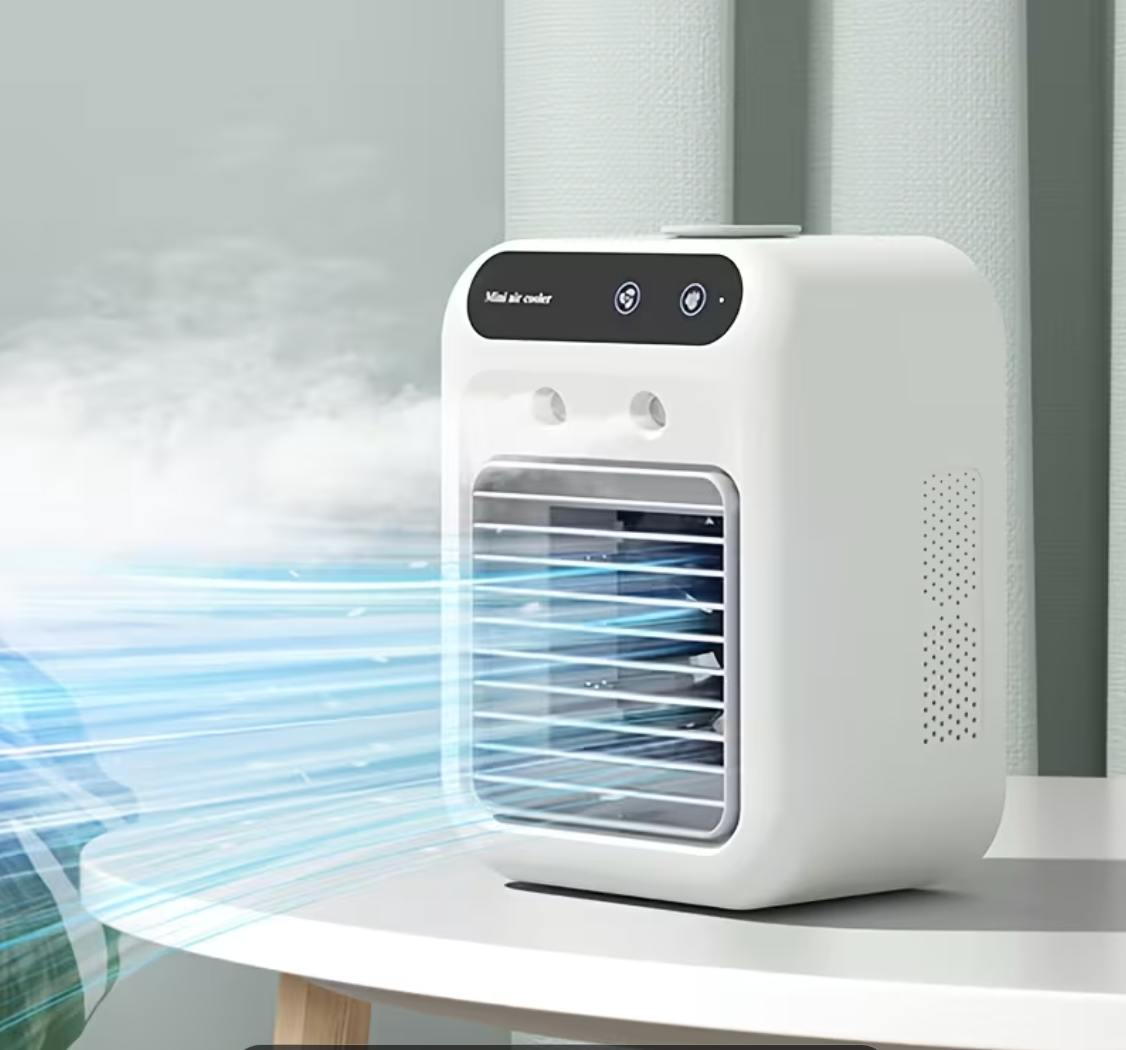 AirGlow™ Portable CoolMist Fan-With Cooling Mist