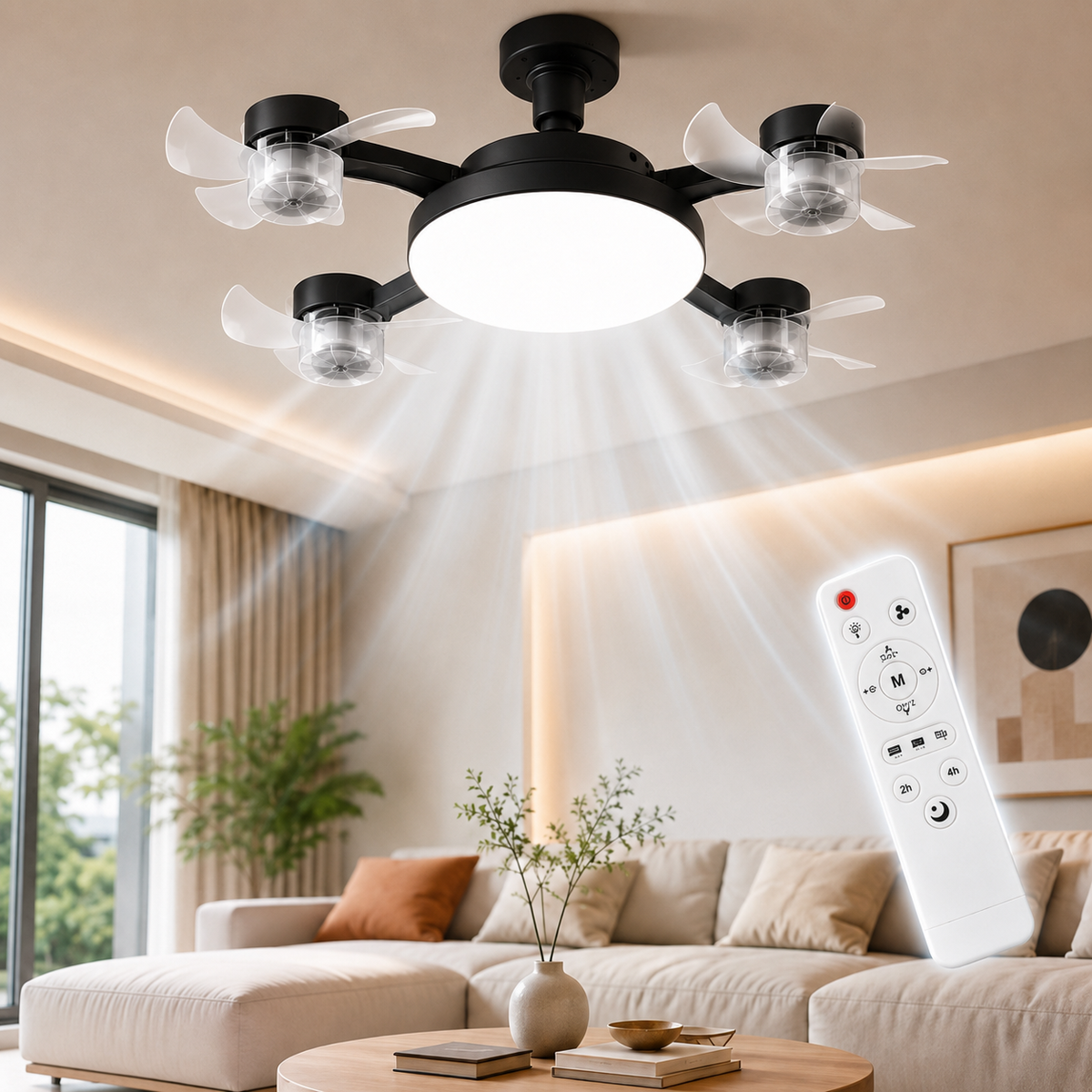 AirGlow™ 2-in-1 Smart Fan Light